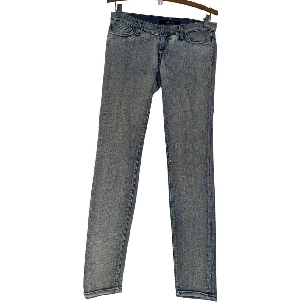 J Brand Jeans 910 Low Rise Skinny Leg Afterlife Sz 25 Light Wash